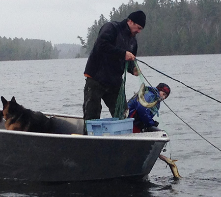 Jason Fishing with his Son